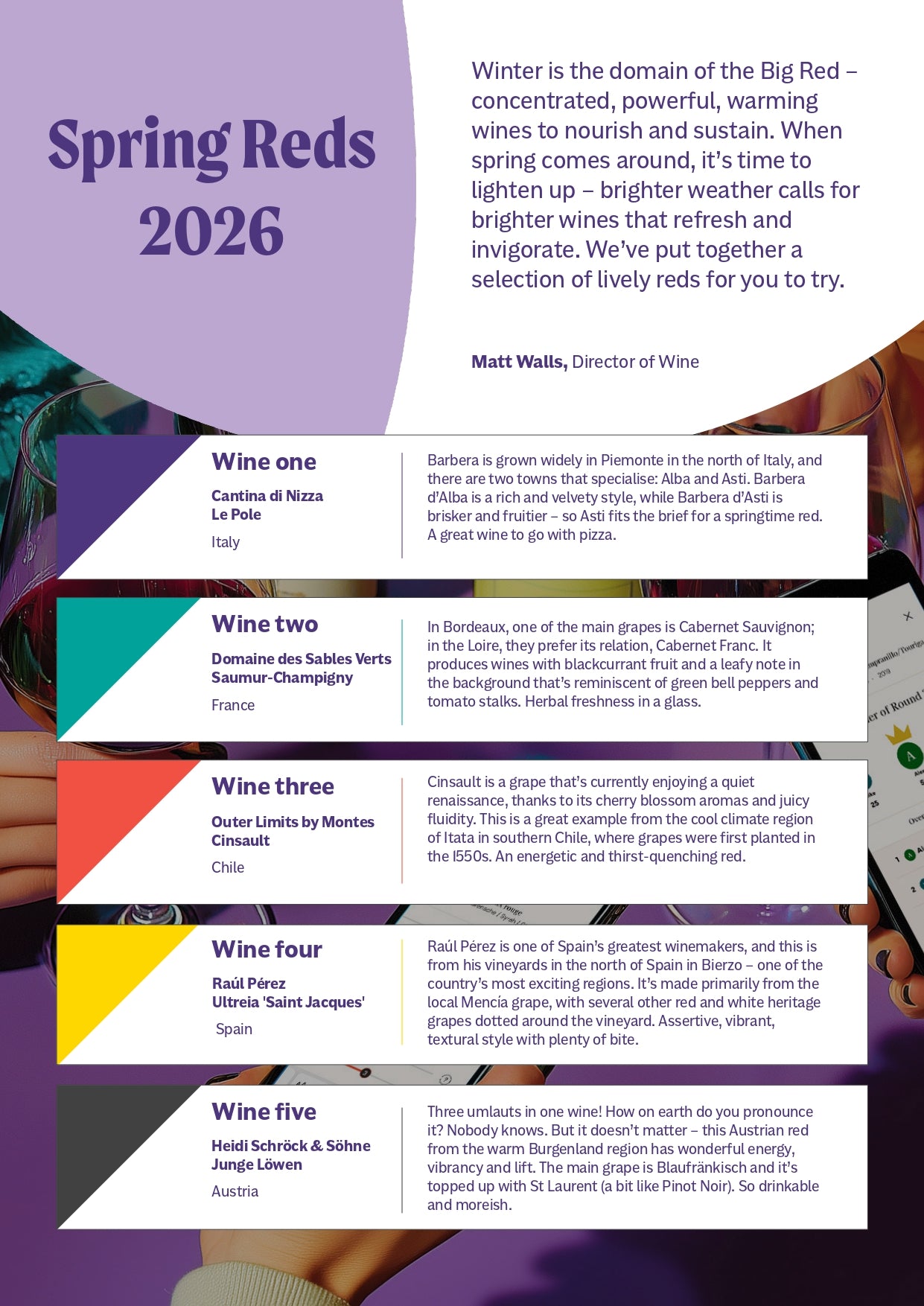 Spring Reds - 2 PLAYER SIZE