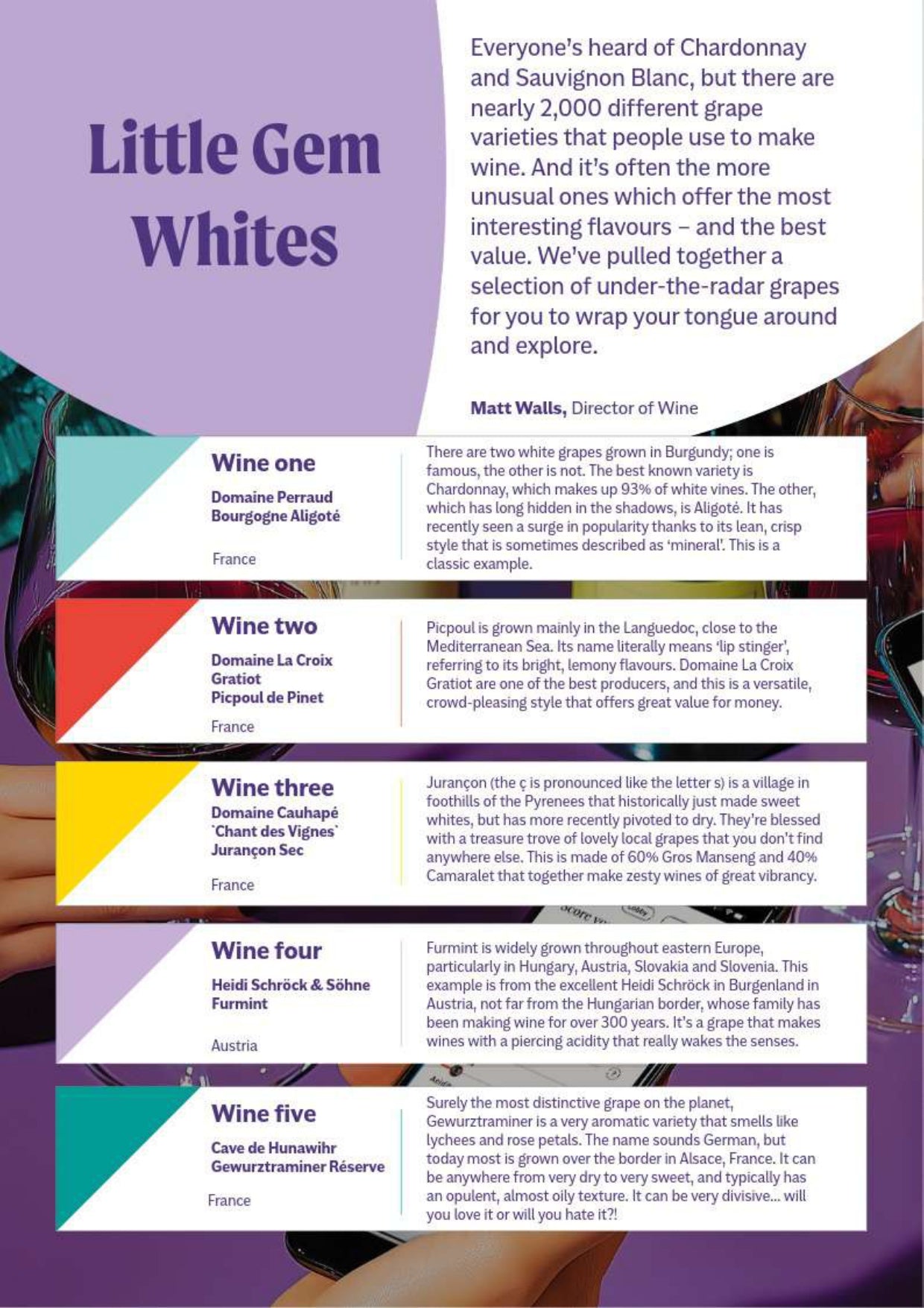 Little Gems - White wines only Box